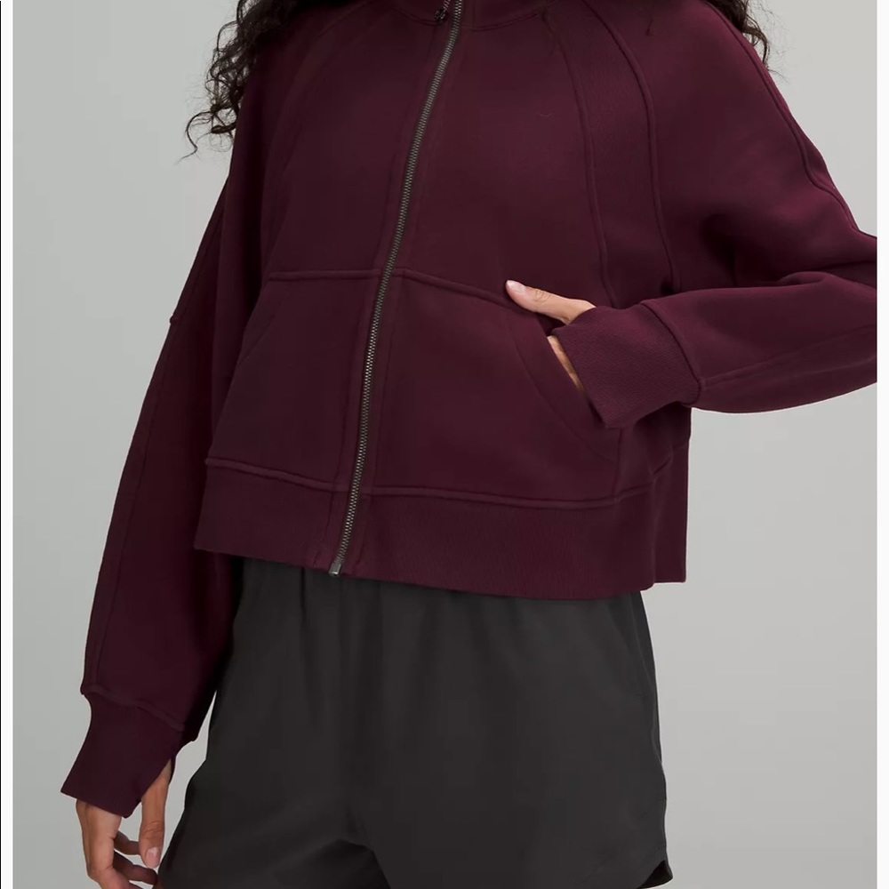 Scuba Oversized Full Zip + reusable lulu bag